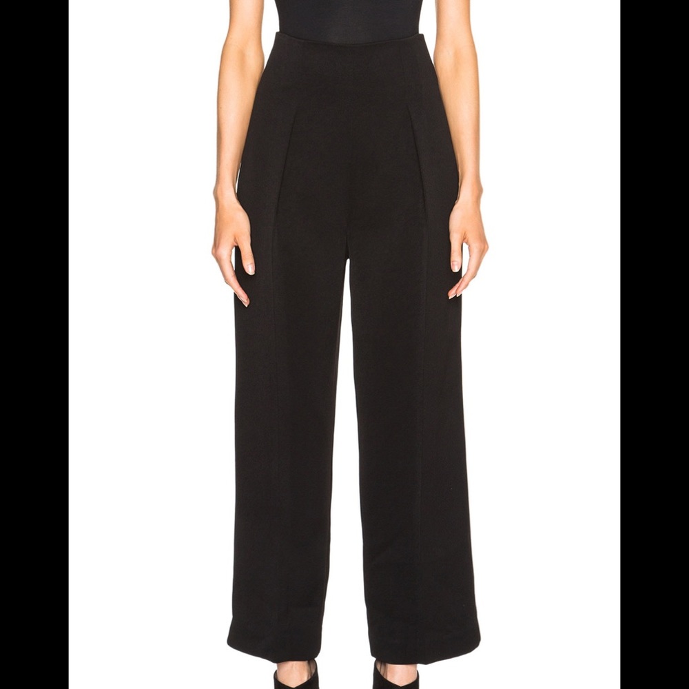 3.1 Phillip Lim High Waisted Wide Leg Black Pants